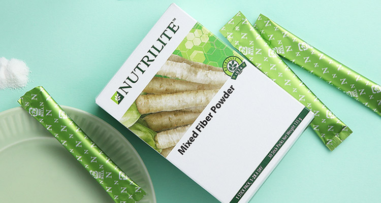 The Nutrilite Mixed Fiber Powder is a revolutionary new supplement that uses soluble dietary fibre to ease constipation. 