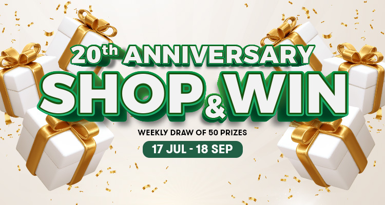 Amway Singapore 20th Anniversary Shop & Win Lucky Draw 